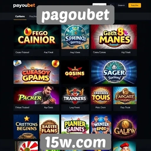 Principais jogos disponíveis na plataforma pagoubet